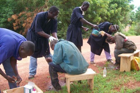 Visite de Souleymane du village de Baoudicouli
